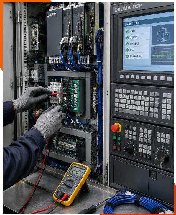 Ремонт систем ЧПУ Okuma OSP в Междуреченске